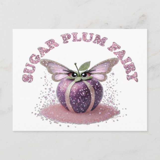 A Sugar Plum Fairy Postcard (Front)