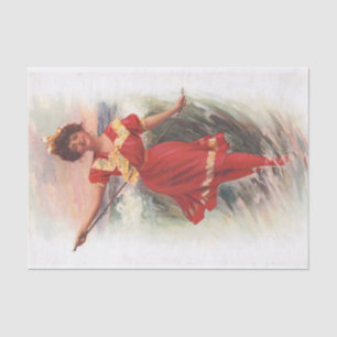 A Summer Girl (1907) by Anonymous Tissue Paper
