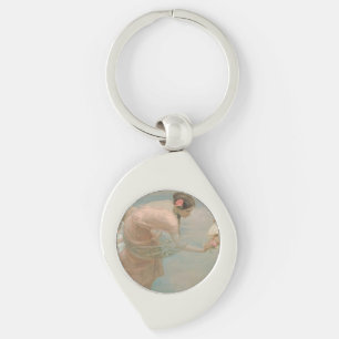 A Summer Morning by Rupert Bunny (1897) Key Ring