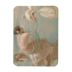 A Summer Morning by Rupert Bunny (1897) Magnet