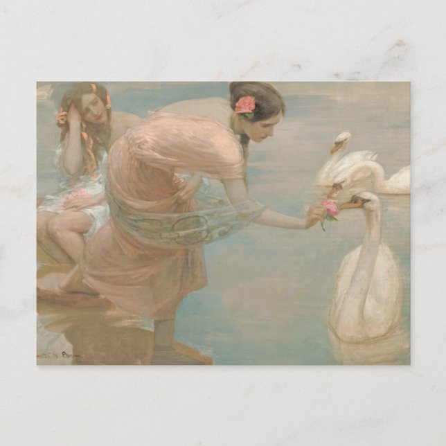 A Summer Morning by Rupert Bunny (1897) Postcard (Front)
