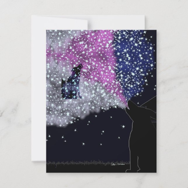 A Summer Night with Sirius Holiday Card (Front)