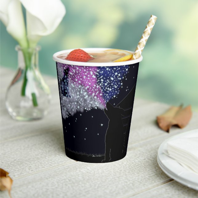 A Summer Night with Sirius  Paper Cups (Insitu)
