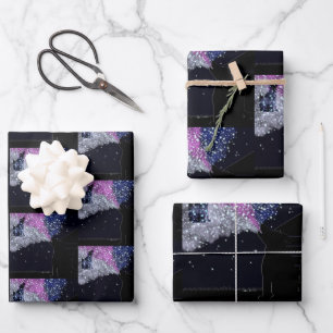 A Summer Night with Sirius Wrapping Paper Sheet