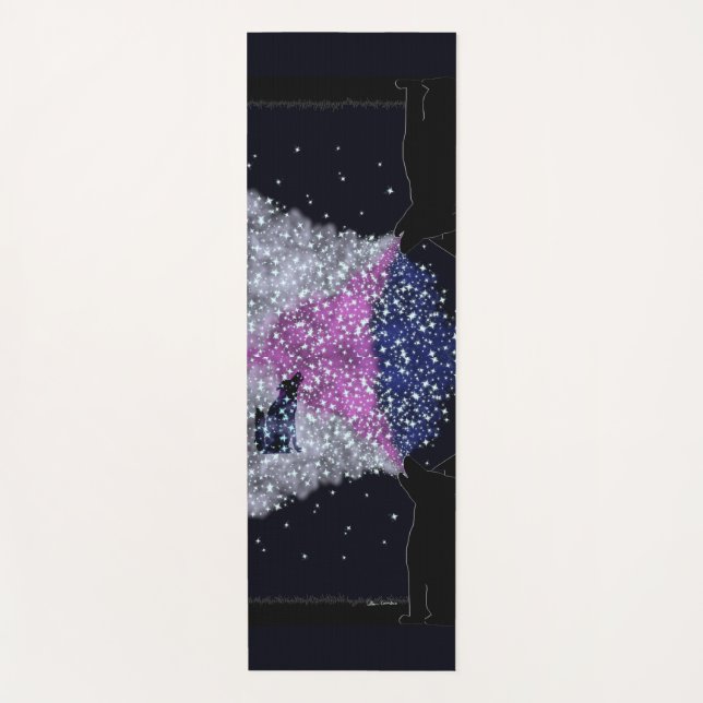 A Summer Night with Sirius  Yoga Mat (Front)