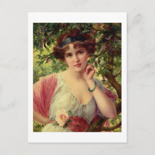 A Summer Rose - Émile Vernon Postcard