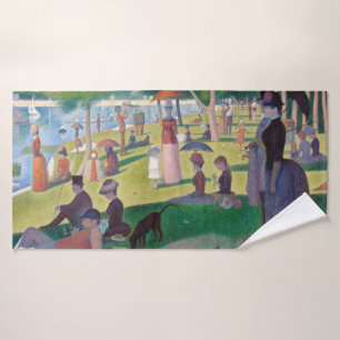 A Sunday Afternoon at La Grande Jatte, Seurat Bath Towel