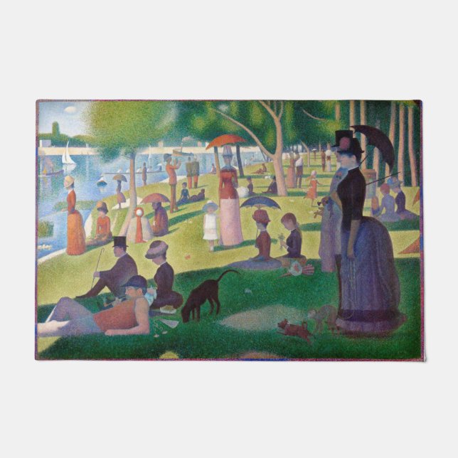 A Sunday Afternoon at La Grande Jatte, Seurat Doormat (Front)