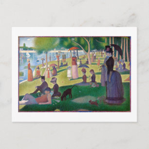 A Sunday Afternoon at La Grande Jatte, Seurat Postcard