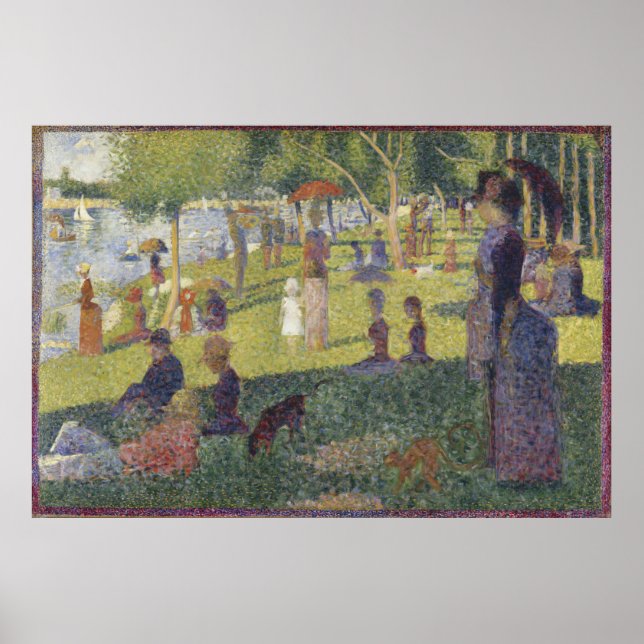 A Sunday Afternoon Island La Grande Jatte Seurat Poster (Front)