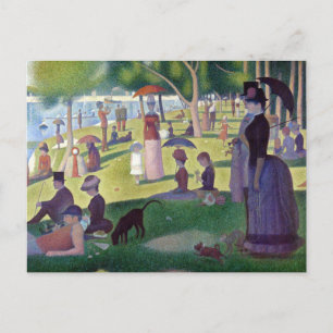 A Sunday Afternoon on La Grande Jatte by Seurat Postcard