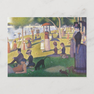A Sunday Afternoon on La Grande Jatte Postcard