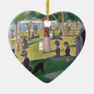 A Sunday Afternoon on the Island of La Grande Jatt Ceramic Ornament