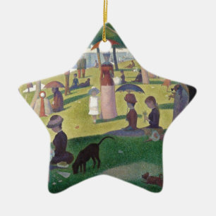 A Sunday Afternoon on the Island of La Grande Jatt Ceramic Tree Decoration