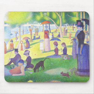 A Sunday by Georges Seurat Mouse Pad