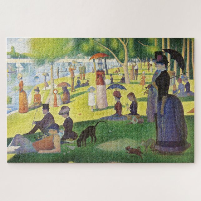 A Sunday on La Grande Jatte by Georges Seurat Jigsaw Puzzle (Horizontal)
