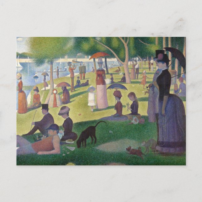 A Sunday on La Grande Jatte by Seurat Postcard (Front)