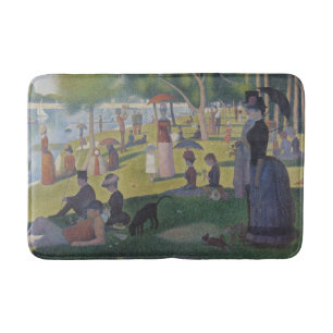 A Sunday on La Grande Jatte, Georges Seurat 1884 Bath Mat