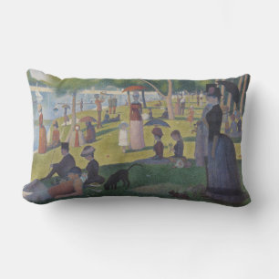 A Sunday on La Grande Jatte, Georges Seurat 1884 Lumbar Cushion