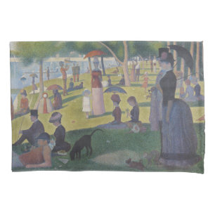 A Sunday on La Grande Jatte, Georges Seurat 1884 Pillowcase