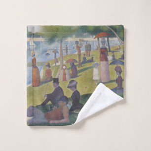 A Sunday on La Grande Jatte, Georges Seurat 1884 Wash Cloth