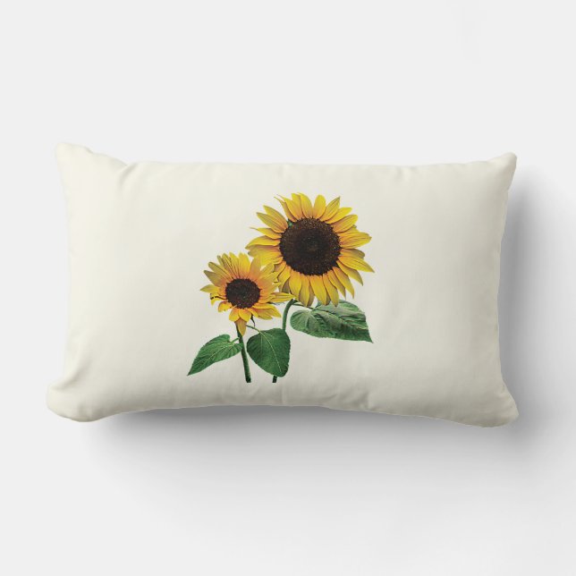 A Sunflower Mummy's Love Lumbar Cushion (Front)