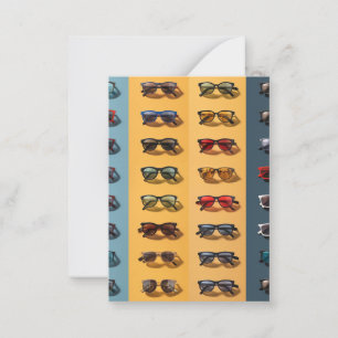 A sunglasses pattern design, card