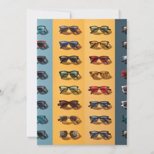 A sunglasses pattern design, invitation