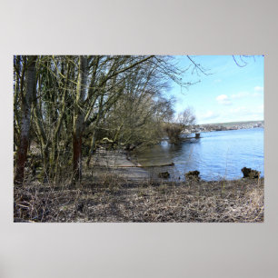 A Sunny Day on the River Poster