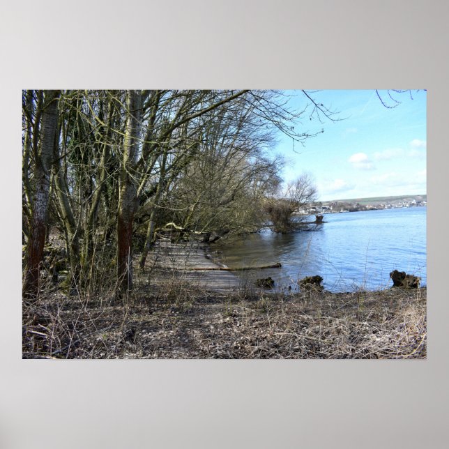 A Sunny Day on the River Poster (Front)
