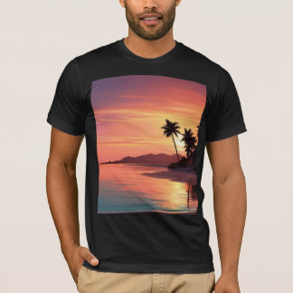A sunset in beach T-Shirt