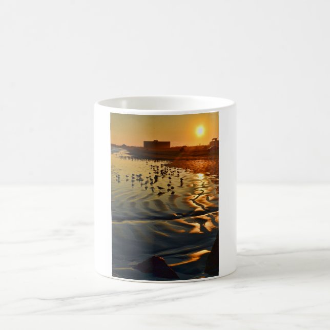 A Sunset in Port Aransas, Texas Coffee Mug (Center)