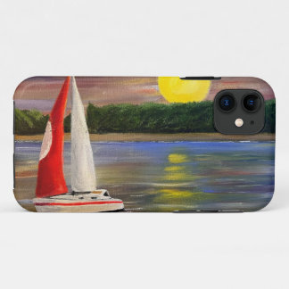 A Sunset Sail, by Gary Poling iPhone 11 Case