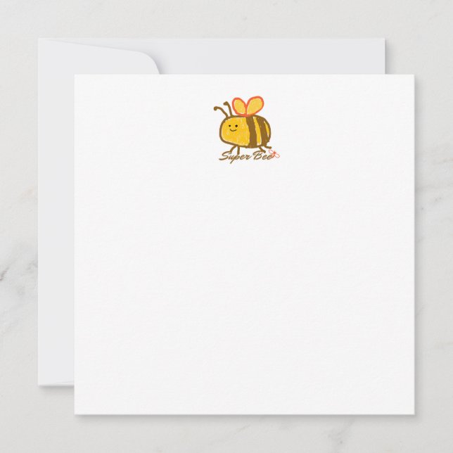 A SUPER BEE Postcard  (Front)