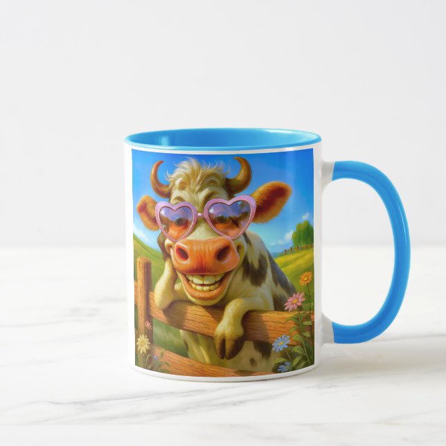 A super cool cow mug (Right)