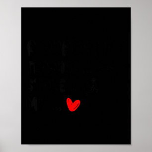 A Super Hot Teacher Stole My Heart Funny Node Cute Poster