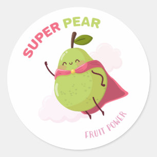 A Superhero's Prisoner's Illustration Classic Round Sticker