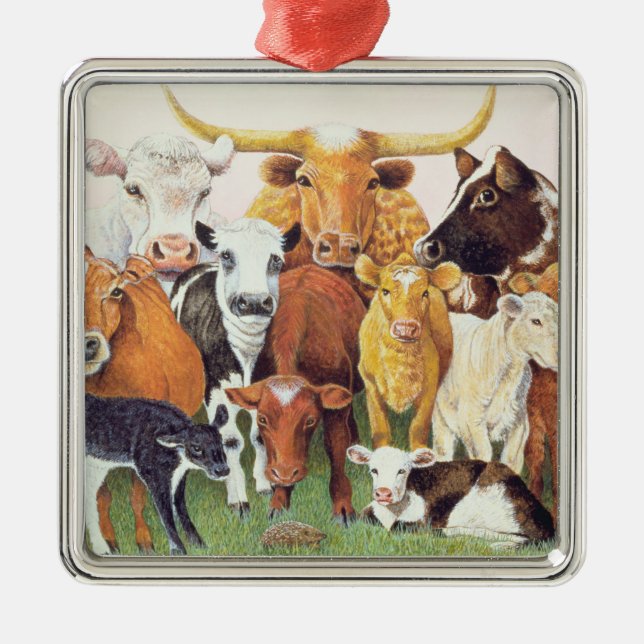 A Surprising Stranger Metal Ornament (Front)