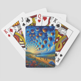 A Surreal Journey Through Sound and Vision Playing Cards