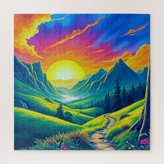 A Surreal Landscape Jigsaw Puzzle (Vertical)