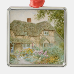 A Surrey Cottage Metal Ornament