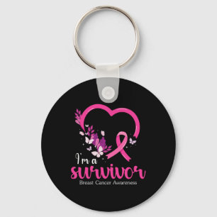 A Survivor Breast Cancer Awareness Women  Key Ring