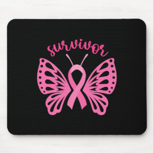 A Survivor Dragonfly Breast Cancer Awareness 1 Mouse Pad