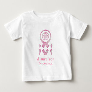 A Survivor Loves Me Baby T-Shirt