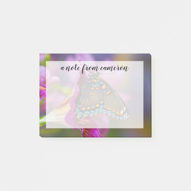 A Swallowtail Butterfly Post-it Notes (Front)