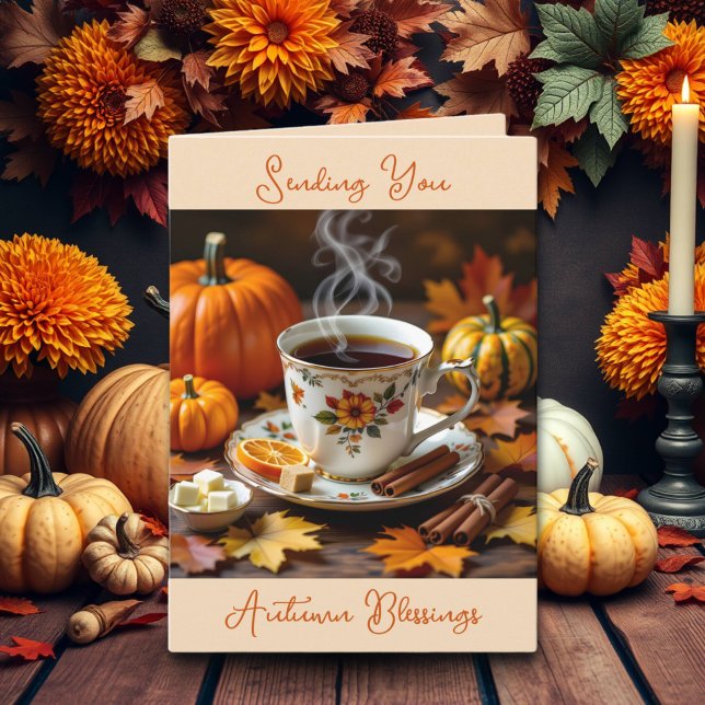 A Sweet Autumn Blessings  Card (Creator Uploaded)