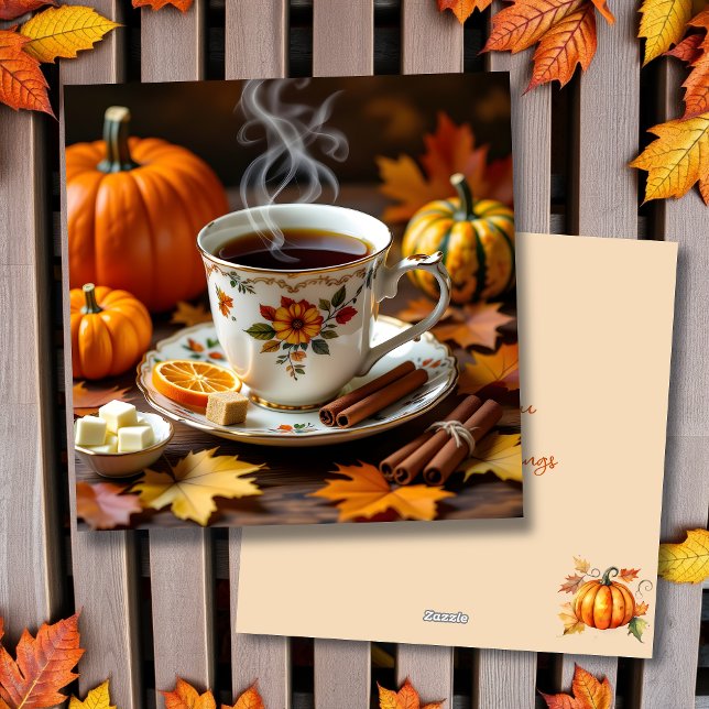 A Sweet Autumn Blessings  Holiday Card (Creator Uploaded)