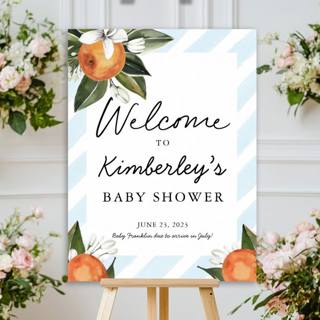 A Sweet Baby Boy On the Way Clementine Welcome  Po Poster (Creator Uploaded)