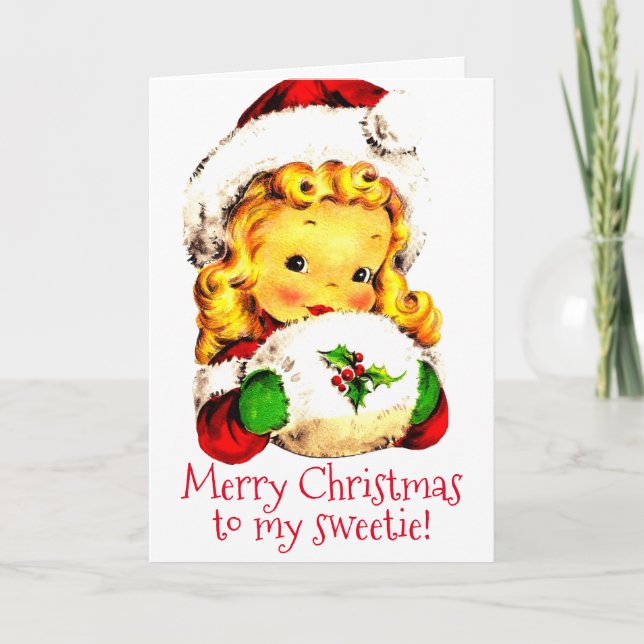 A Sweet Christmas Holiday Card (Front)