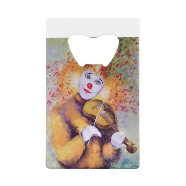 A sweet clown playing the violin (Front)